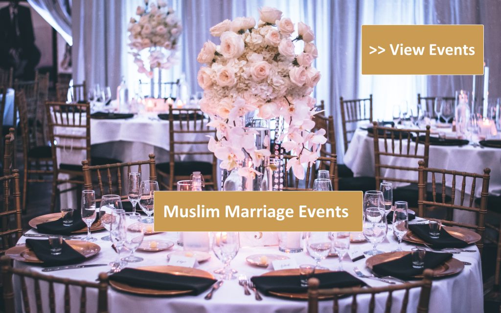 Find your Muslim partner via Muslim marriage events